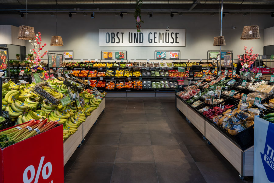 Obst und Gemüse Abteilung Obst und Gemüse Abteilung